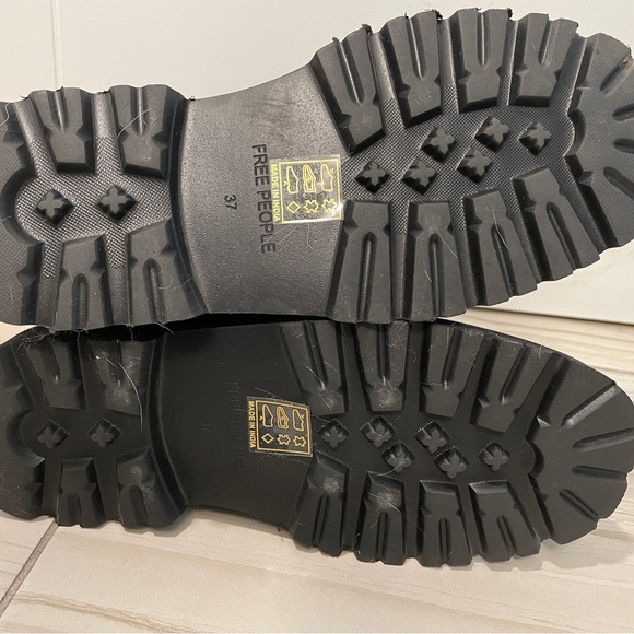 Free People Double Up Moto Boots size 37 (6.5) black - Picture 6 of 9